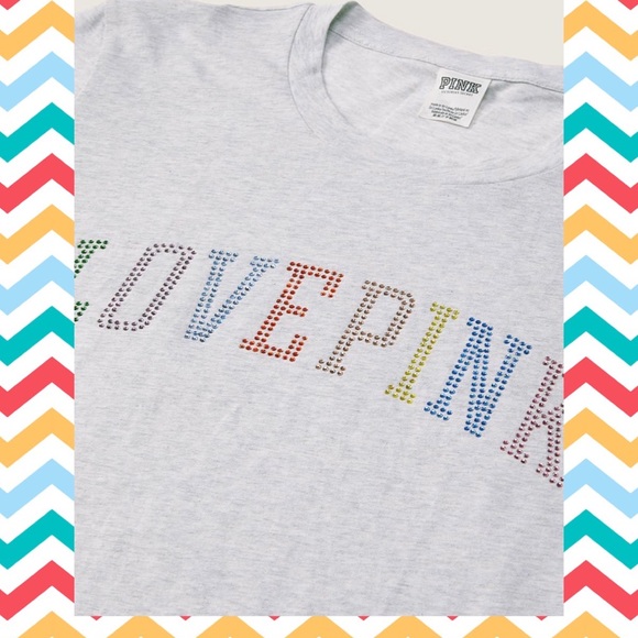 Victoria's Secret Pink XLarge Rainbow Bling
Campus Tee And Matching Shorts π - Picture 5 of 8